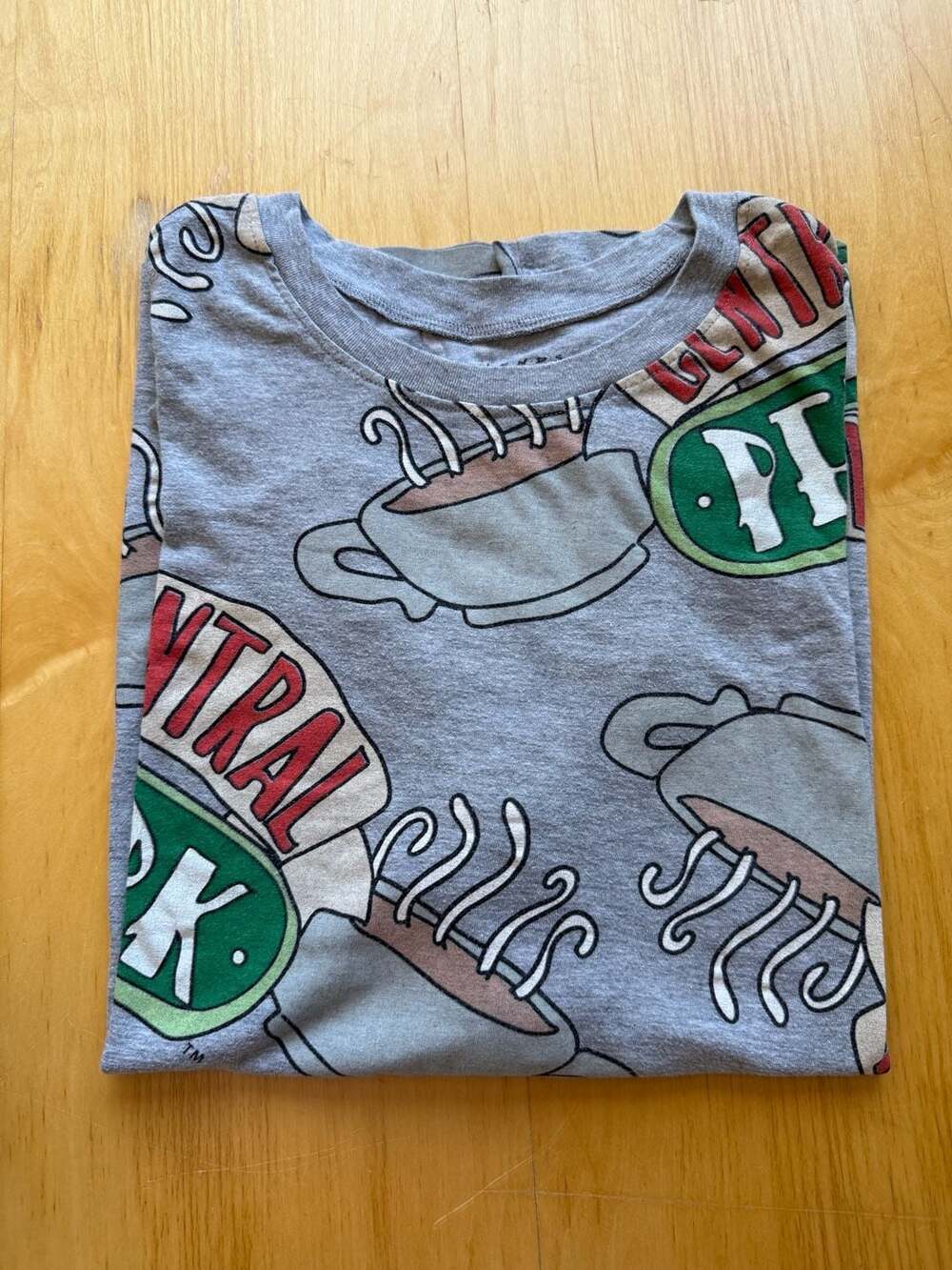 Jerry Leigh Friends The Television Series Central Perk Coffee All Over Print T-S